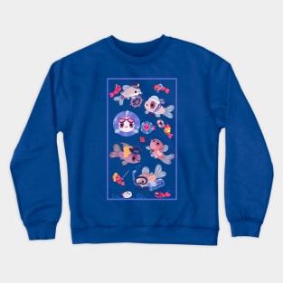 Cory cats on voyage Crewneck Sweatshirt